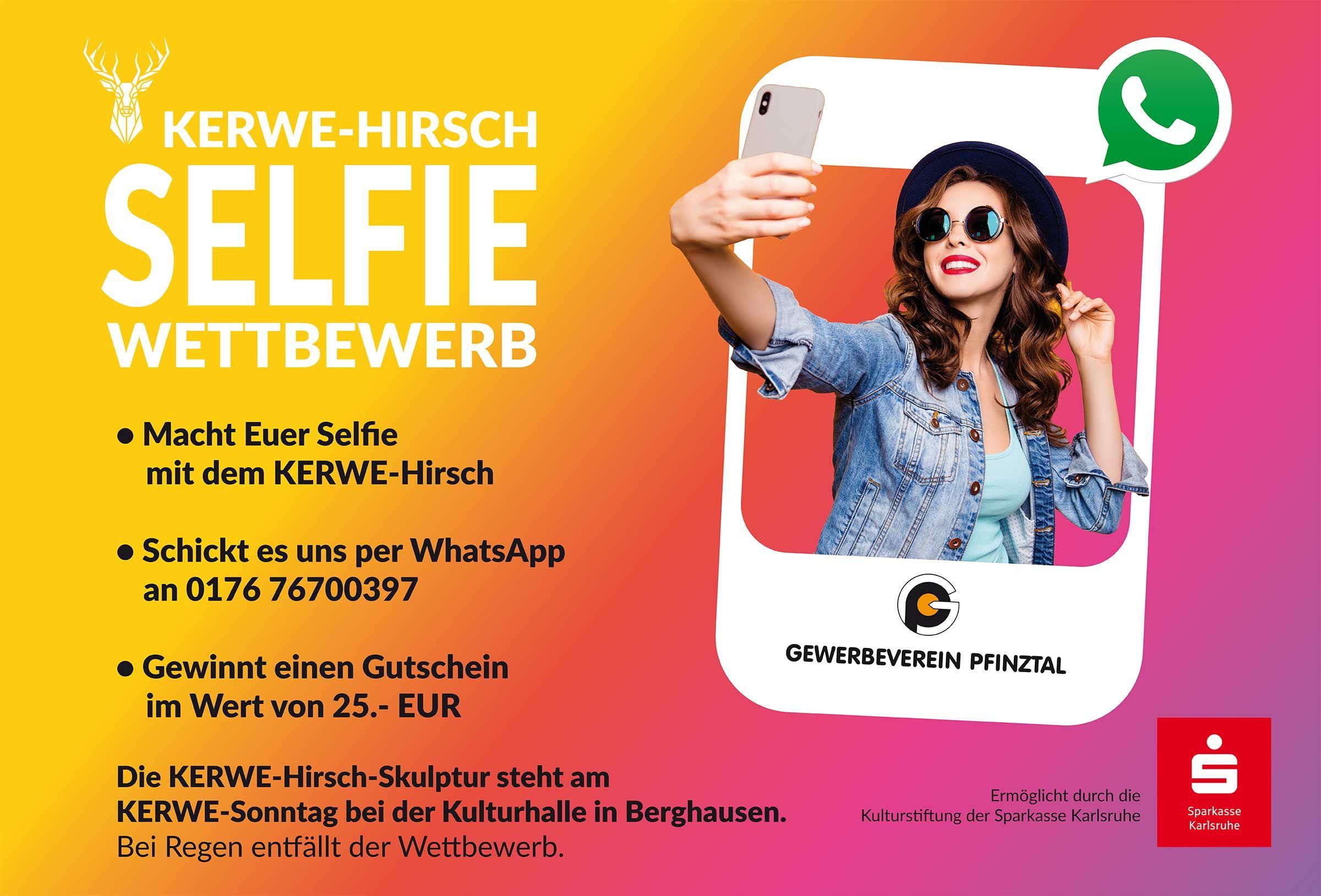 Selfie Wettbewerb bei der KERWE in Berghausen